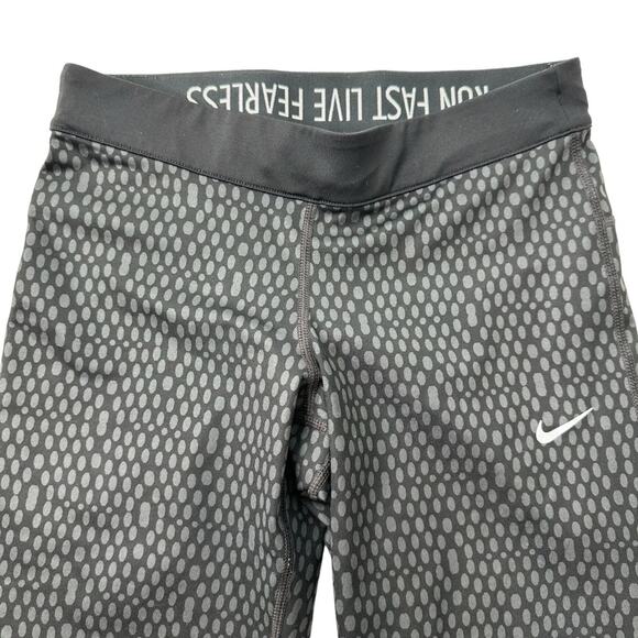 Nike Mirror Mesh Relay tights running athletic workout tights womens sz Small - Picture 5 of 13